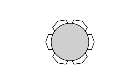 Table avec dessus de céramique - TDCT-100