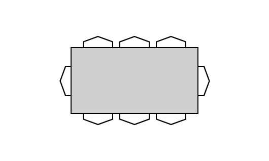 Table avec dessus de céramique - TDCT-620