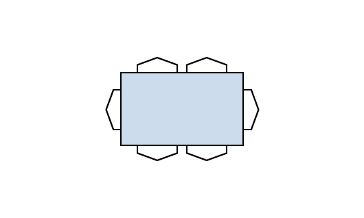 Clear Glass Table - TDGL-440