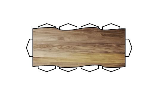 Urban Live Edge Table - TW890