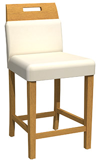 Fixed stool 83400