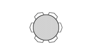 Table avec dessus de verre teinté TDGL-120