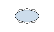 Table avec dessus de verre clair TDGL-300