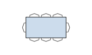 Clear Glass Table TDGL-620